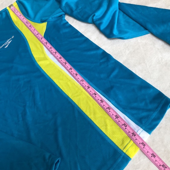 Brooks Men's Rev Long Sleeve II Running Shirt Lightweight Breathable Blue Size S - Picture 5 of 13